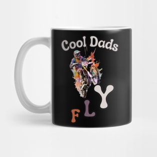 Motocross Cool Dad Dirt Bike Racer Mug